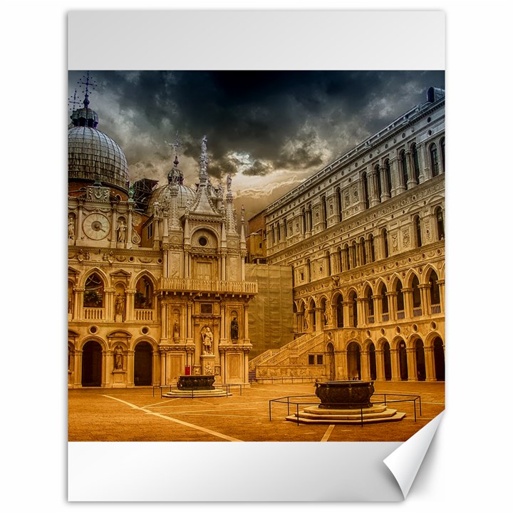 Palace Monument Architecture Canvas 12  x 16  