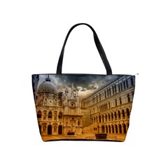 Palace Monument Architecture Shoulder Handbags by Celenk