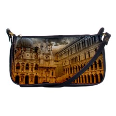 Palace Monument Architecture Shoulder Clutch Bags