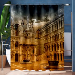 Palace Monument Architecture Shower Curtain 60  x 72  (Medium) 