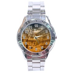 Palace Monument Architecture Stainless Steel Analogue Watch