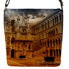 Palace Monument Architecture Flap Messenger Bag (S)