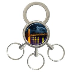 London Skyline England Landmark 3-ring Key Chains by Celenk