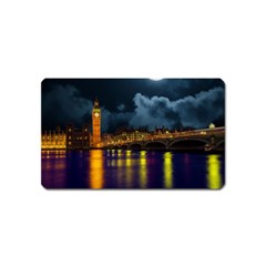 London Skyline England Landmark Magnet (name Card) by Celenk