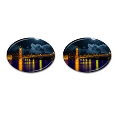 London Skyline England Landmark Cufflinks (oval) by Celenk