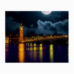 London Skyline England Landmark Small Glasses Cloth (2-side) by Celenk