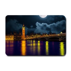 London Skyline England Landmark Small Doormat  by Celenk