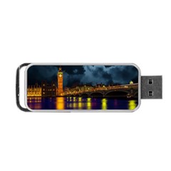 London Skyline England Landmark Portable Usb Flash (one Side) by Celenk