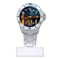 London Skyline England Landmark Plastic Nurses Watch by Celenk