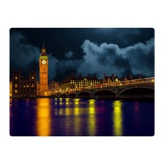 London Skyline England Landmark Double Sided Flano Blanket (mini)  by Celenk