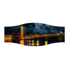 London Skyline England Landmark Stretchable Headband by Celenk