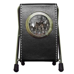 Armageddon War Apocalypse Pen Holder Desk Clocks by Celenk