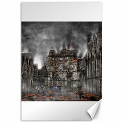 Armageddon War Apocalypse Canvas 12  X 18   by Celenk