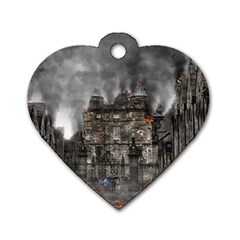 Armageddon War Apocalypse Dog Tag Heart (one Side) by Celenk