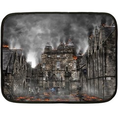 Armageddon War Apocalypse Double Sided Fleece Blanket (mini)  by Celenk