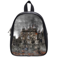 Armageddon War Apocalypse School Bag (small) by Celenk