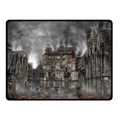 Armageddon War Apocalypse Double Sided Fleece Blanket (small)  by Celenk