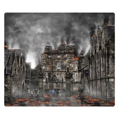 Armageddon War Apocalypse Double Sided Flano Blanket (small)  by Celenk