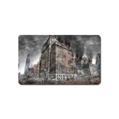 World War Armageddon Destruction Magnet (name Card) by Celenk