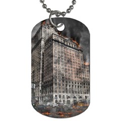 World War Armageddon Destruction Dog Tag (one Side) by Celenk