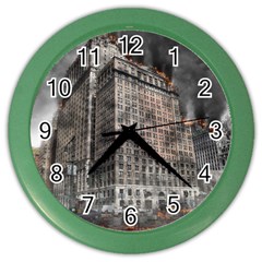 World War Armageddon Destruction Color Wall Clocks by Celenk