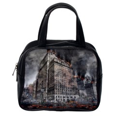 World War Armageddon Destruction Classic Handbags (one Side) by Celenk