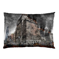 World War Armageddon Destruction Pillow Case by Celenk