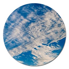 Clouds Sky Scene Magnet 5  (round) by Celenk