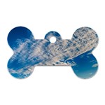 Clouds Sky Scene Dog Tag Bone (One Side) Front