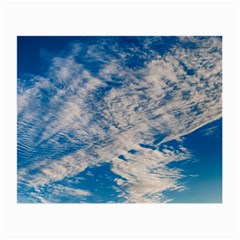 Clouds Sky Scene Small Glasses Cloth (2-side) by Celenk