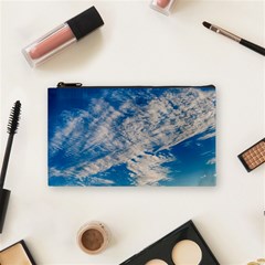 Clouds Sky Scene Cosmetic Bag (small)  by Celenk