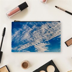 Clouds Sky Scene Cosmetic Bag (medium)  by Celenk