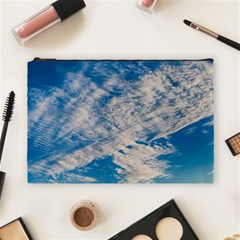 Clouds Sky Scene Cosmetic Bag (large)  by Celenk