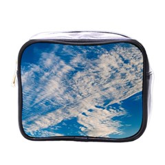 Clouds Sky Scene Mini Toiletries Bags by Celenk