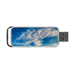 Clouds Sky Scene Portable Usb Flash (two Sides) by Celenk