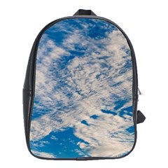 Clouds Sky Scene School Bag (xl) by Celenk