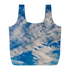 Clouds Sky Scene Full Print Recycle Bags (l)  by Celenk