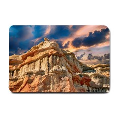 Canyon Dramatic Landscape Sky Small Doormat  by Celenk