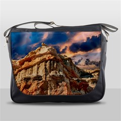 Canyon Dramatic Landscape Sky Messenger Bags by Celenk