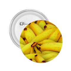 Yellow Banana Fruit Vegetarian Natural 2.25  Buttons