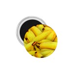 Yellow Banana Fruit Vegetarian Natural 1.75  Magnets Front