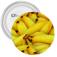 Yellow Banana Fruit Vegetarian Natural 3  Buttons