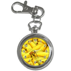 Yellow Banana Fruit Vegetarian Natural Key Chain Watches