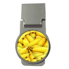 Yellow Banana Fruit Vegetarian Natural Money Clips (round)  by Celenk