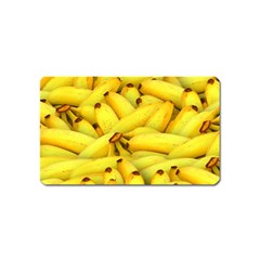 Yellow Banana Fruit Vegetarian Natural Magnet (Name Card)