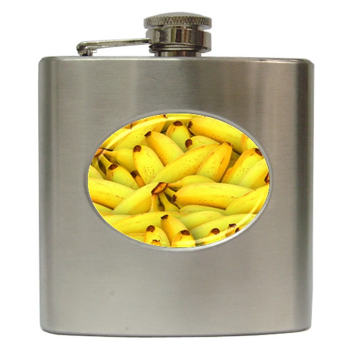 Yellow Banana Fruit Vegetarian Natural Hip Flask (6 oz)