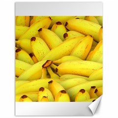 Yellow Banana Fruit Vegetarian Natural Canvas 12  x 16  