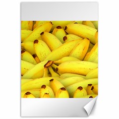 Yellow Banana Fruit Vegetarian Natural Canvas 24  x 36 