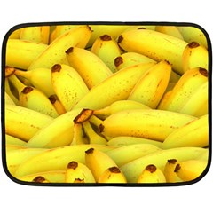 Yellow Banana Fruit Vegetarian Natural Fleece Blanket (Mini)