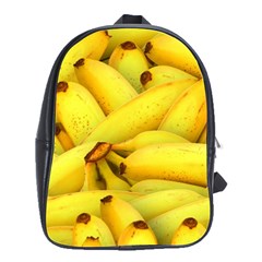 Yellow Banana Fruit Vegetarian Natural School Bag (Large)